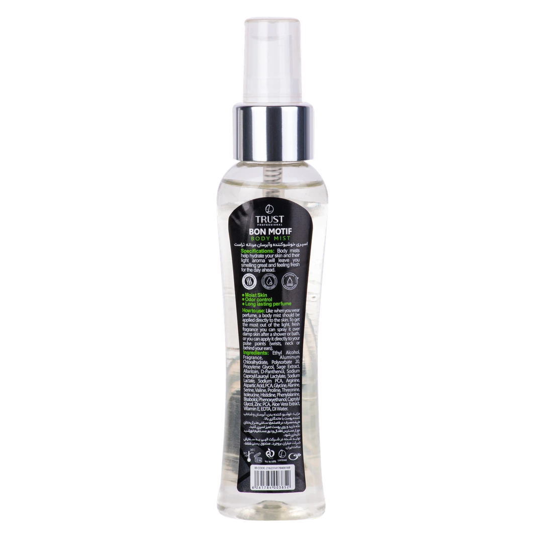 بادی میست مردانه تراست مدل Bon Motif با حجم 100 میل